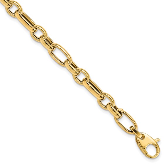 Leslie's 14K Polished Fancy Link Bracelet