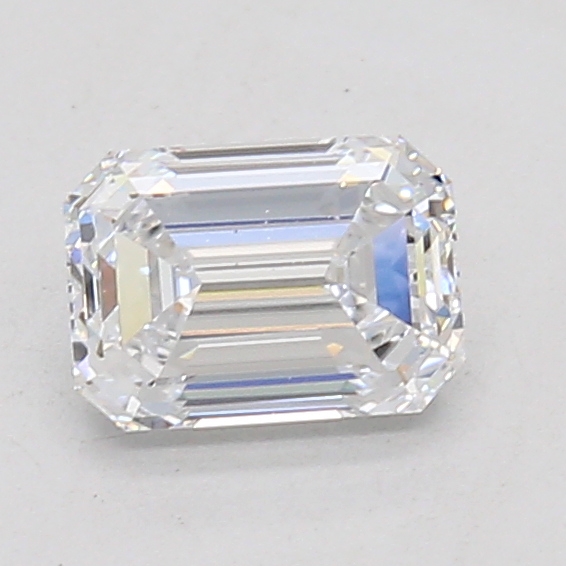 0.91 Carat D-VS2 Ideal Emerald Diamond