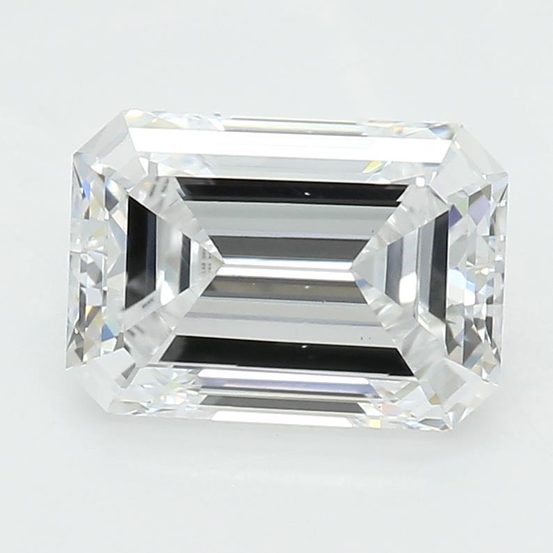 0.90 Carat D-VS2 Ideal Emerald Diamond
