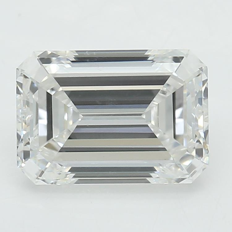 0.91 Carat F-VS1 Ideal Emerald Diamond