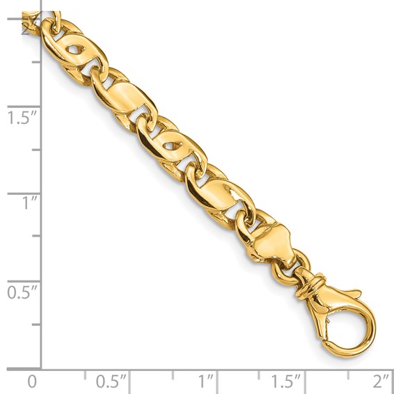Gold Hand-Polished Fancy Link Chain