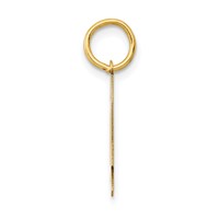 14K Medium Polished Number 4 Charm view 2