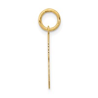 14K Medium Polished Number 8 Charm view 2