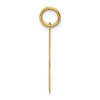 14K Yellow Gold Medium Polished Number 13 Charm view 2