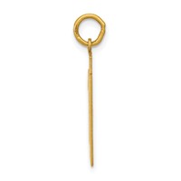 14K Medium Polished Number 31 Charm view 2