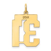 14K Medium Polished Number 31 Charm view 3