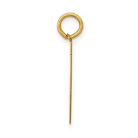 14K Medium Polished Number 71 Charm view 2