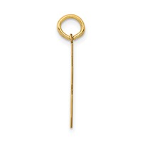 14K Yellow Gold Medium Polished Number 78 Charm view 2