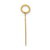 14K Medium Polished Number 81 Charm view 2