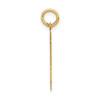 14K Yellow Gold Medium Polished Number 84 Charm view 2