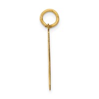 14K Yellow Gold Medium Polished Number 89 Charm view 2