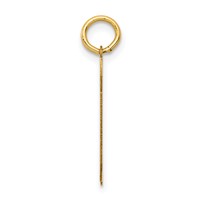 14K Yellow Gold Medium Polished Number 90 Charm view 2