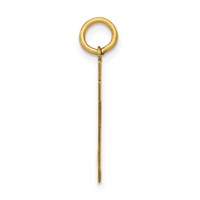 14K Medium Polished Number 97 Charm view 2