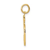 14K Yellow Gold Large Polished Number 5 Charm view 2