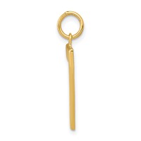 14K Yellow Gold Large Polished Number 7 Charm view 2