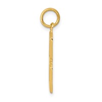 14K Large Polished Number 8 Charm view 2