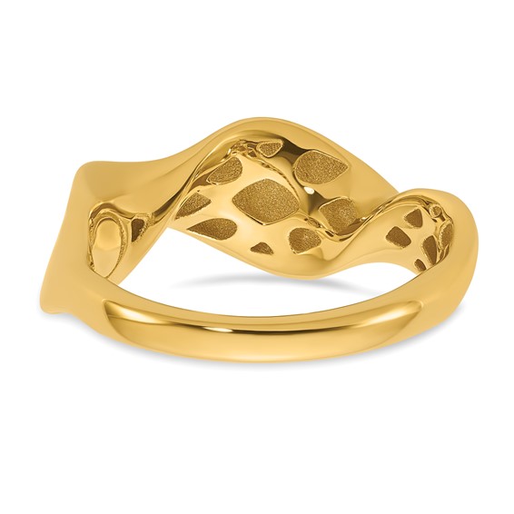 Leslie's 14K Polished Wavy Ring