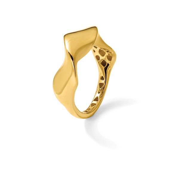 Leslie's 14K Polished Wavy Ring