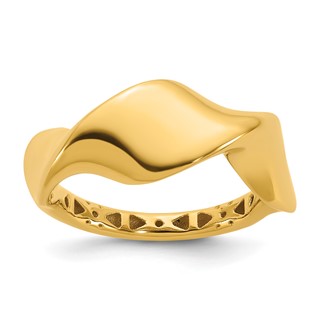Leslie's 14K Polished Wavy Ring