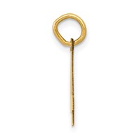 14K Small Polished Number 4 Charm view 2