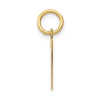 14K Yellow Gold Small Polished Number 7 Charm view 2