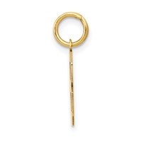 14K Yellow Gold Small Polished Number 8 Charm view 2