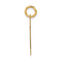 14K Yellow Gold Small Polished Number 12 Charm view 2