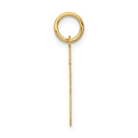 14K Yellow Gold Small Polished Number 13 Charm view 2