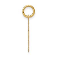 14K Yellow Gold Small Polished Number 15 Charm view 2