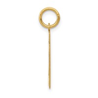 14K Small Polished Number 21 Charm view 2