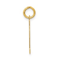 14K Yellow Gold Small Polished Number 22 Charm view 2