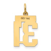 14K Yellow Gold Small Polished Number 31 Charm view 3