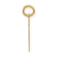 14K Yellow Gold Small Polished Number 47 Charm view 2