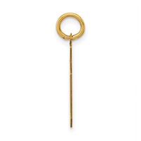 14K Yellow Gold Small Polished Number 50 Charm view 2