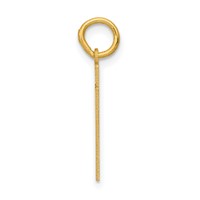 14K Small Polished Number 51 Charm view 2
