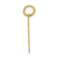 14K Small Polished Number 60 Charm view 2