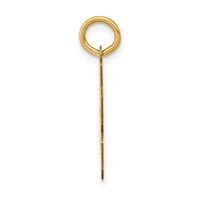 14K Yellow Gold Small Polished Number 63 Charm view 2