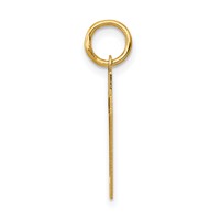 14K Yellow Gold Small Polished Number 77 Charm view 2
