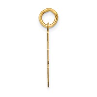 14K Yellow Gold Small Polished Number 78 Charm view 2