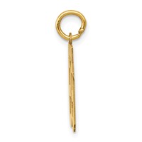 14K Small Polished Number 89 Charm view 2