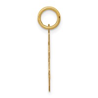 14K Yellow Gold Small Polished Number 96 Charm view 2