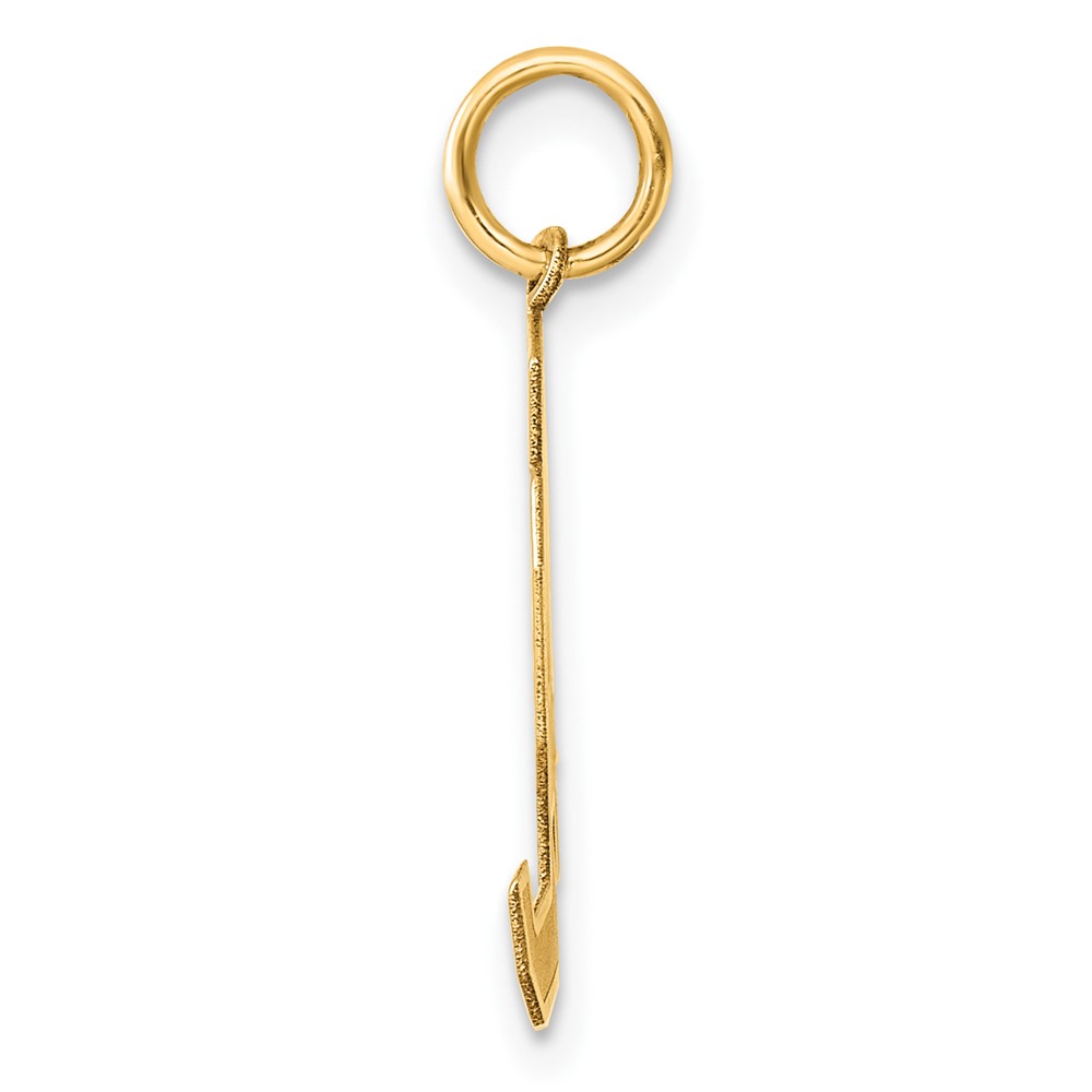 14k Medium Satin Number 94 Charm (LSM94)