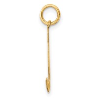 14K Medium Satin Number 94 Charm view 2