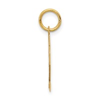 14K Small Satin Number 22 Charm view 2