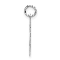 14K Yellow Gold Small Satin Number 26 Charm view 2
