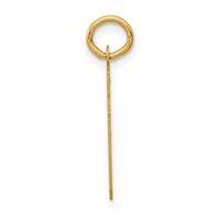 14K Yellow Gold Small Satin Number 39 Charm view 2