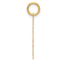 14K Yellow Gold Plain Polished Small Boy Charm view 2