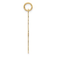 14K Yellow Gold Plain Polished Large Boy Charm view 2