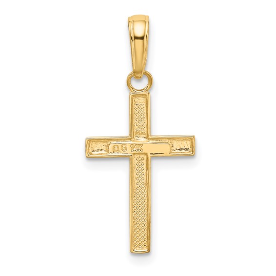 Gold Latin Cross Pendant