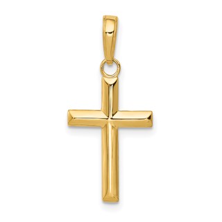 Gold Latin Cross Pendant